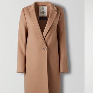 Aritzia Babaton Stedman Wool Coat - Light Camel, XS